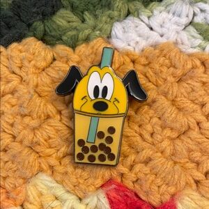 Pluto Boba Enamel Push Pin